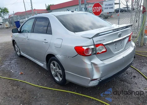 2011 Toyota Corolla S z USA, uszkodzony, nr VIN 2T1BU4EE4BC577552
